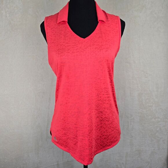 adidas Tops - Adidas Womens Golf Tennis Sleeveless Shirt Small‎ Bright Burnout Animal Print